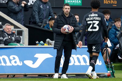 150325 - Swansea City v Burnley - Sky Bet Championship - Swansea City Interim Manager Alan Sheehan