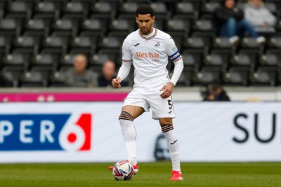 150325 - Swansea City v Burnley - Sky Bet Championship - Ben Cabango of Swansea City