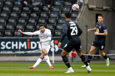 150325 - Swansea City v Burnley - Sky Bet Championship - Ben Cabango of Swansea City