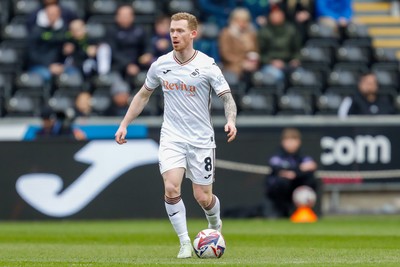 150325 - Swansea City v Burnley - Sky Bet Championship - Lewis O'Brien of Swansea City