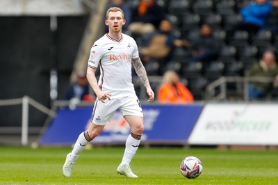 150325 - Swansea City v Burnley - Sky Bet Championship - Lewis O'Brien of Swansea City