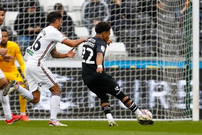 150325 - Swansea City v Burnley - Sky Bet Championship - Marcus Edwards of Burnley 