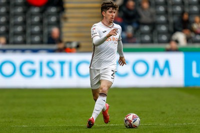 150325 - Swansea City v Burnley - Sky Bet Championship - Josh Key of Swansea City