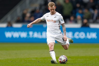 150325 - Swansea City v Burnley - Sky Bet Championship - Lewis O'Brien of Swansea City