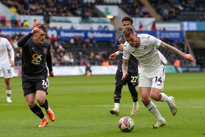 150325 - Swansea City v Burnley - Sky Bet Championship - Josh Tymon of Swansea City