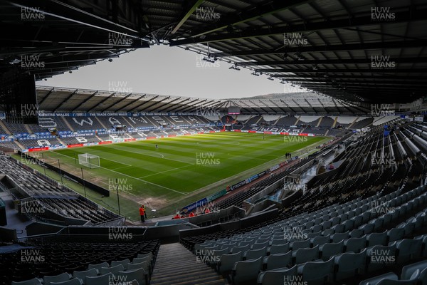 150325 - Swansea City v Burnley - Sky Bet Championship  - General view of Swanseacom Stadium