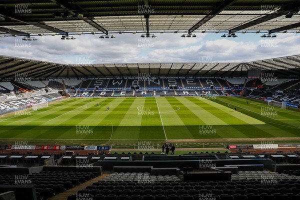 150325 - Swansea City v Burnley - Sky Bet Championship  - General view of Swanseacom Stadium