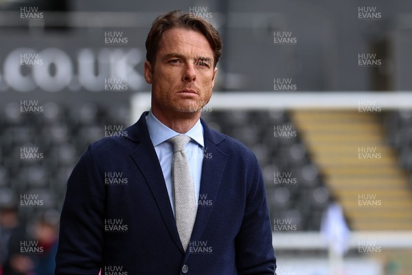 150325 - Swansea City v Burnley - Sky Bet Championship - Burnley Manager Scott Parker