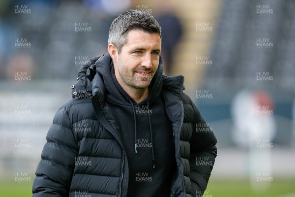 150325 - Swansea City v Burnley - Sky Bet Championship - Swansea City Interim Manager Alan Sheehan