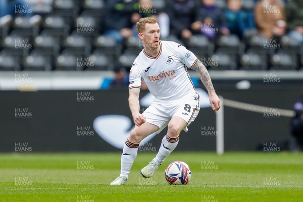 150325 - Swansea City v Burnley - Sky Bet Championship - Lewis O'Brien of Swansea City