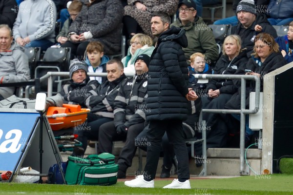 150325 - Swansea City v Burnley - Sky Bet Championship - Swansea City Interim Manager Alan Sheehan