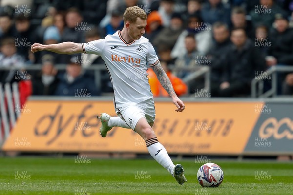 150325 - Swansea City v Burnley - Sky Bet Championship - Lewis O'Brien of Swansea City