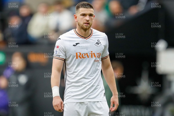 150325 - Swansea City v Burnley - Sky Bet Championship - Zan Vipotnik of Swansea City