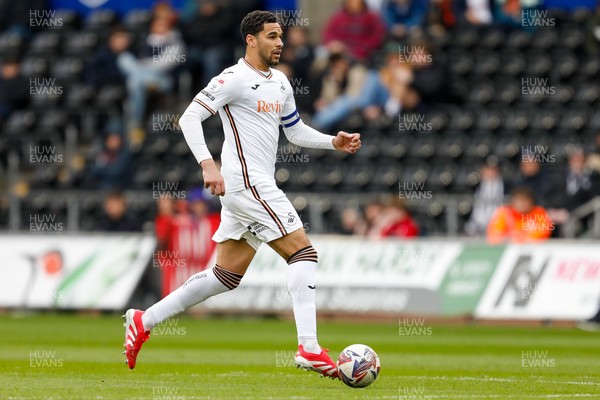 150325 - Swansea City v Burnley - Sky Bet Championship - Ben Cabango of Swansea City