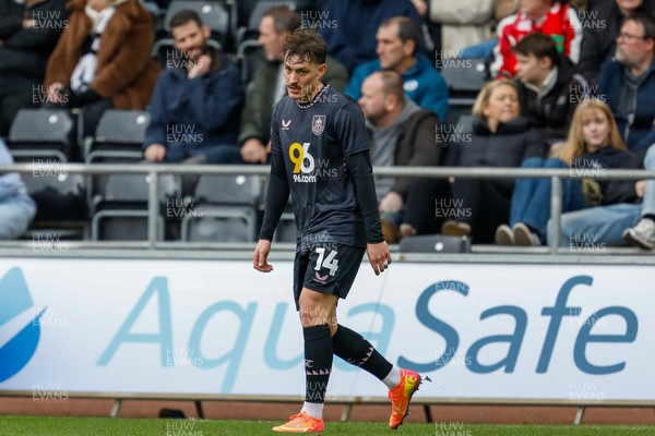 150325 - Swansea City v Burnley - Sky Bet Championship - Connor Roberts of Burnley