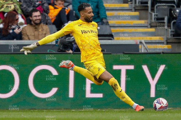 150325 - Swansea City v Burnley - Sky Bet Championship - Lawrence Vigouroux of Swansea City