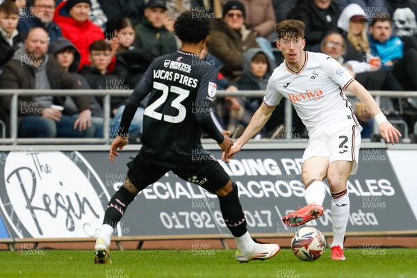 150325 - Swansea City v Burnley - Sky Bet Championship - Josh Key of Swansea City