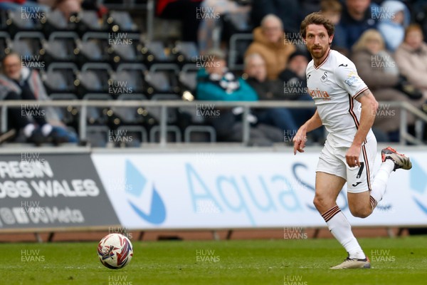 150325 - Swansea City v Burnley - Sky Bet Championship - Joe Allen of Swansea City