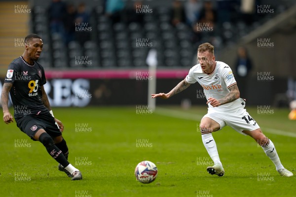 150325 - Swansea City v Burnley - Sky Bet Championship - Josh Tymon of Swansea City