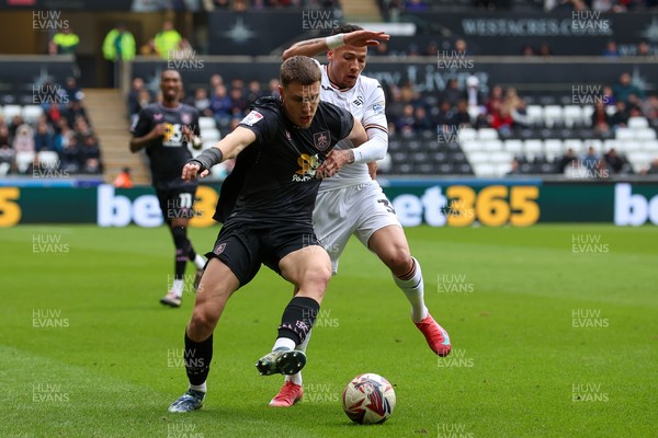 150325 - Swansea City v Burnley - Sky Bet Championship - Maxime Estève of Burnley