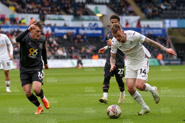 150325 - Swansea City v Burnley - Sky Bet Championship - Josh Tymon of Swansea City