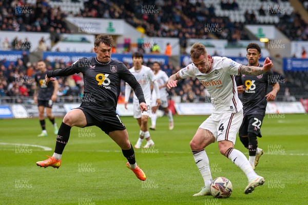 150325 - Swansea City v Burnley - Sky Bet Championship - Josh Tymon of Swansea City