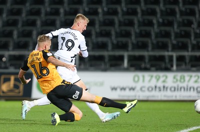 280819 - Swansea City v Cambridge United, Carabao Cup, Round 2 - Sam Surridge of Swansea City score the fifth goal