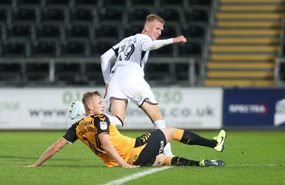 280819 - Swansea City v Cambridge United, Carabao Cup, Round 2 - Sam Surridge of Swansea City score the fifth goal