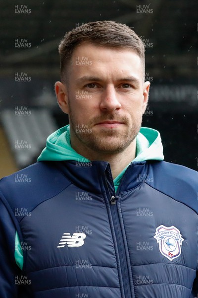 160324 - Swansea City v Cardiff City - Sky Bet Championship - Aaron Ramsey of Cardiff City arrives before todays game
