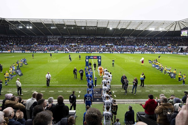 160324 - Swansea City v Cardiff City - Sky Bet Championship - A general view of the Swanseacom Stadium ahead of kick off