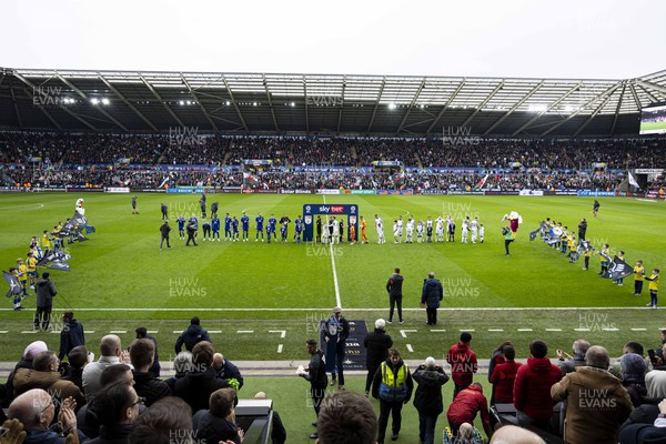 160324 - Swansea City v Cardiff City - Sky Bet Championship - A general view of the Swanseacom Stadium ahead of kick off