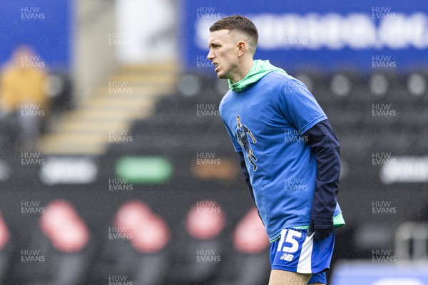 160324 - Swansea City v Cardiff City - Sky Bet Championship - David Turnbull of Cardiff City during the warm up