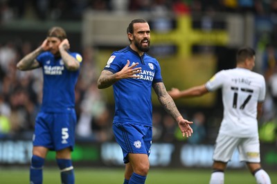 171021 - Swansea City v Cardiff City - Sky Bet Championship - Marlon Pack of Cardiff City 