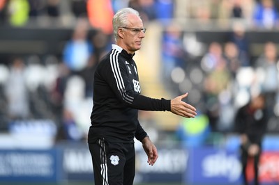 171021 - Swansea City v Cardiff City - Sky Bet Championship - Mick McCarthy Manager of Cardiff City 