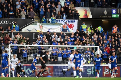 171021 - Swansea City v Cardiff City - Sky Bet Championship - Cardiff City fans 