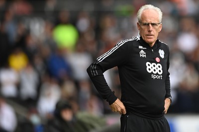 171021 - Swansea City v Cardiff City - Sky Bet Championship - Mick McCarthy Manager of Cardiff City 