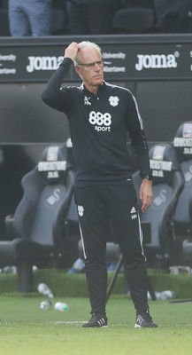 171021 - Swansea City v Cardiff City, EFL Sky Bet Championship - Cardiff City manager Mick McCarthy at the end of the match