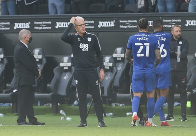 171021 - Swansea City v Cardiff City, EFL Sky Bet Championship - Cardiff City manager Mick McCarthy at the end of the match