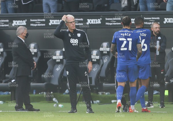 171021 - Swansea City v Cardiff City, EFL Sky Bet Championship - Cardiff City manager Mick McCarthy at the end of the match