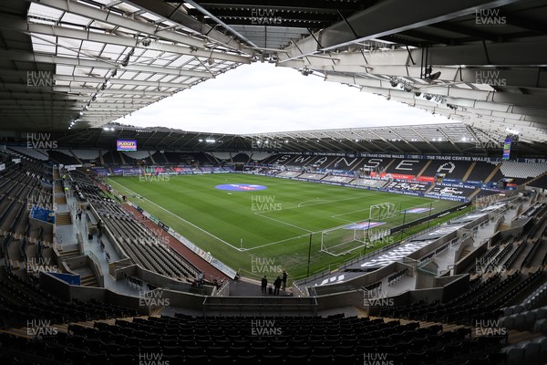200321 - Swansea City v Cardiff City - SkyBet Championship - General View of the Liberty Stadium