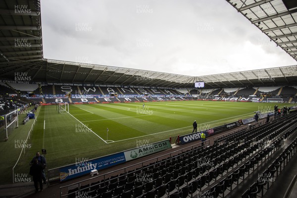 231022 - Swansea City v Cardiff City, South Wales Derby - SkyBet Championship - General View of the Swanseacom Stadium