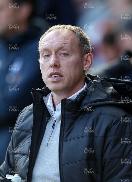 271019 - Swansea City v Cardiff City - SkyBet Championship - Swansea City Manager Steve Cooper