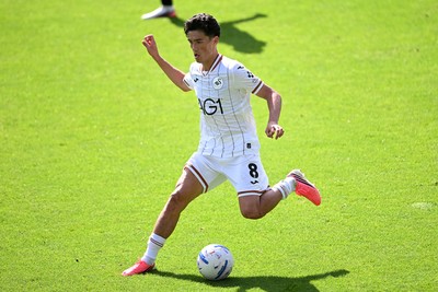 010826 - Swansea City v CD Leganes - Preseason Friendly - Elijah Just of Swansea City
