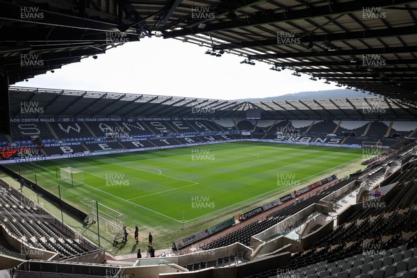 020526 - Swansea City v Charlton Athletic - Sky Bet Championship - A general view of the Swanseacom Stadium