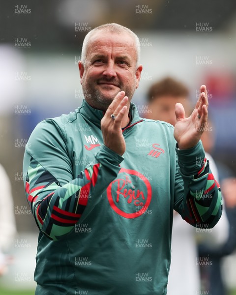 020526 - Swansea City v Charlton Athletic - Sky Bet Championship - Martyn Margetson Goalkeeping Coach of Swansea City at full time