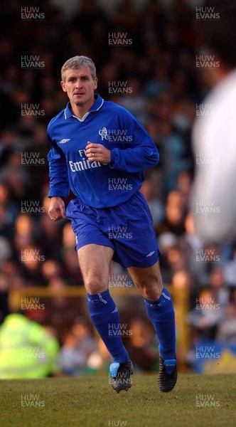 060503 - Swansea City v Chelsea - Roger Freestone Testimonial - Mark Hughes in action for Chelsea