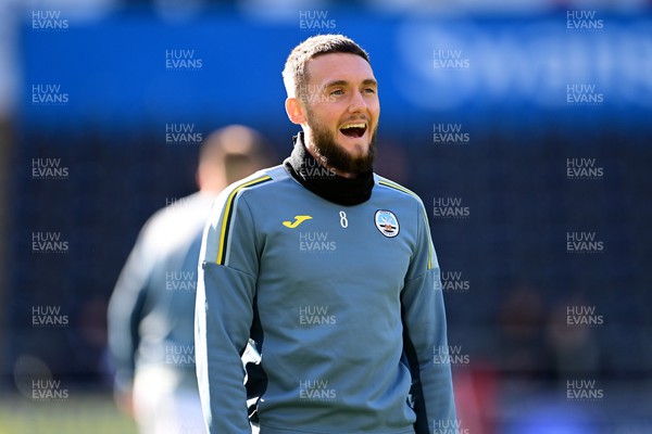 050322 - Swansea City v Coventry City - Sky Bet Championship - Matt Grimes of Swansea City during the pre-match warm-up 