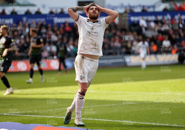 070423 - Swansea City v Coventry City - SkyBet Championship - A frustrated Ryan Manning of Swansea City 