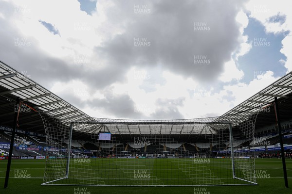 190823 - Swansea City v Coventry City - Sky Bet Championship - General view inside Swanseacom Stadium before today's game 