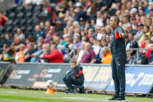190823 - Swansea City v Coventry City - Sky Bet Championship - Swansea City Manager Michael Duff during todays game